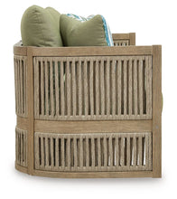 Serena Shores - Beige / Green - Sofa With Cushion