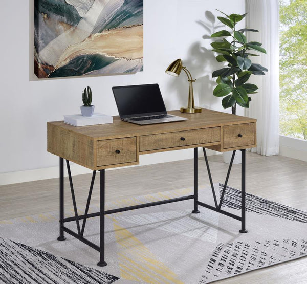 Analiese 47-inch 3-drawer Writing Desk – Mango
