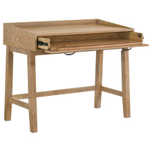 Fabian 38-inch Computer Desk with Keyboard Drawer – Distressed Light Brown