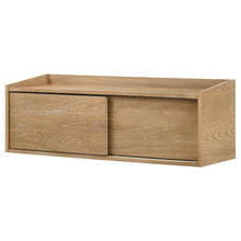 Fabian Bookshelf Bridge with Cubbies – Distressed Light Brown