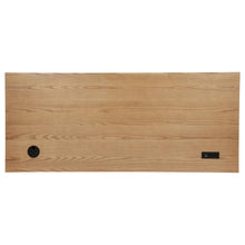 Vermes 66-inch 7-drawer Computer Desk with Power Outlet – Light Ash