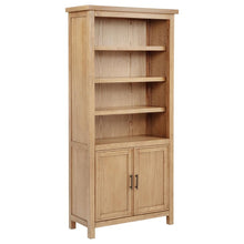 Vermes 72-inch 2-door Home Office Cabinet Bookcase – Light Ash