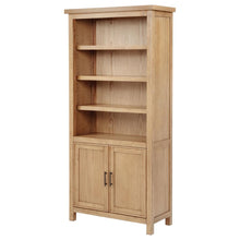 Vermes 72-inch 2-door Home Office Cabinet Bookcase – Light Ash