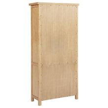 Vermes 72-inch 2-door Home Office Cabinet Bookcase – Light Ash