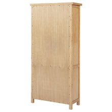 Vermes 72-inch 2-door Home Office Cabinet Bookcase – Light Ash