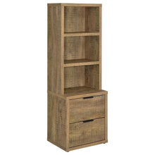 Westpark 3-shelf Bookcase USB and Lockable Drawer – Mango