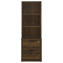 Westpark 3-piece Wall Unit Bookcase Set with USB – Dark Pine