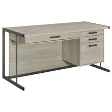 Loomis 60-inch 4-drawer Computer Desk Whitewashed – White Washed Grey