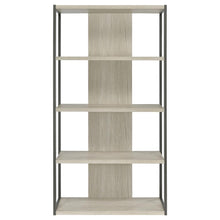 Loomis 72-inch 3-shelf Bookshelf Whitewashed – White Washed Grey