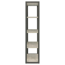 Loomis 72-inch 3-shelf Bookshelf Whitewashed – White Washed Grey