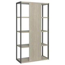 Loomis 72-inch 3-shelf Bookshelf Whitewashed – White Washed Grey