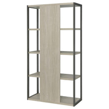 Loomis 72-inch 3-shelf Bookshelf Whitewashed – White Washed Grey