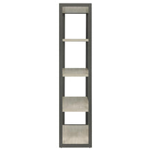 Loomis 72-inch 3-shelf Bookshelf Whitewashed – White Washed Grey