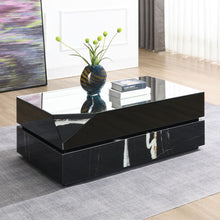 Drisana - Coffee Table - Black Mirrored