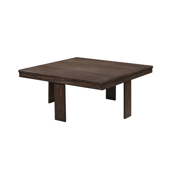 Paxton 5 Piece Living Room Set (Storage Coffee Table With 4 Tuck-In Ottomans) Dark Brown