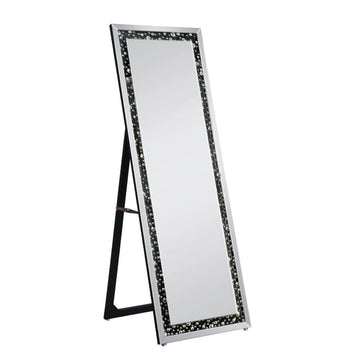 Nysa - Floor Mirror - Faux Crystals