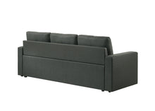Burleigh 83.5"W Dark Gray Fabric Sleeper Sofa