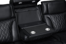Jazz Black Leather Aire Transformer Power Reclining Sofa & Loveseat Living Room Set