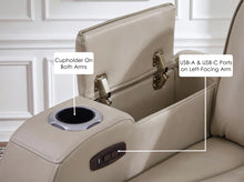 Jazz Ice Leather Aire Transformer Power Reclining Chair