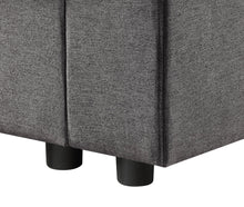 Waylon 119" Gray Linen 4-Seater Sofa