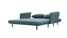 Lawson 61"W Gray Fabric Convertible Loveseat Sleeper