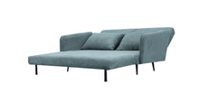 Lawson 61"W Gray Fabric Convertible Loveseat Sleeper