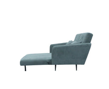 Lawson 61"W Gray Fabric Convertible Loveseat Sleeper