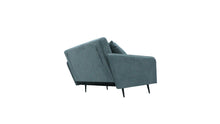 Lawson 61"W Gray Fabric Convertible Loveseat Sleeper