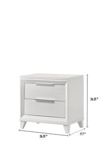 Cressida - Nightstand - White