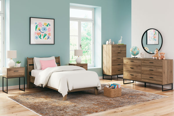 Deanlow panel bedroom set at Savon Furniture Gallery, Visalia CA