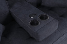 Cody II 70" Dark Gray Woven Convertible Sleeper Loveseat