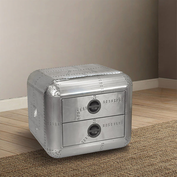 Brancaster 22" End Table Aluminum
