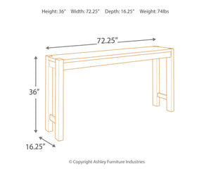 Torjin - Dark Brown - Long Counter Table