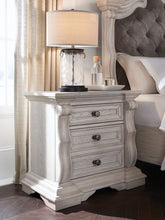 Bruchandi - Antique White - Three Drawer Night Stand