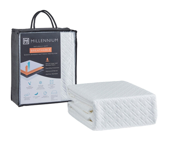 Basic Protector Queen Mattress Protector (Set of 4) White