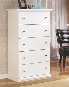 Bostwick - White - Five Drawer Chest