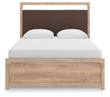 Kinlanni - Queen Upholstered Panel Bed - Tan
