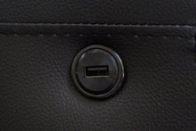 Genesis 85" Black PU Sofa