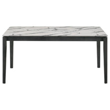 Stevie - Rectangular Faux Marble Top Dining Table