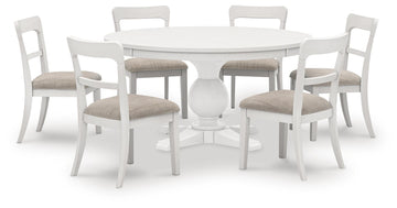 Greddinton - Round Dining Table Set