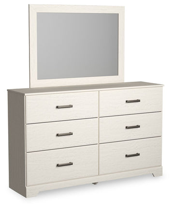 Stelsie - Dresser, Mirror - White