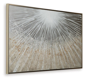 Waldard - Gray / Taupe / White - Wall Art