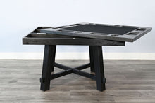 Reno - Square Poker Dining Table - Umbra Black