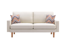 Bahamas 70"W Beige Linen Sofa