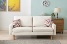 Bahamas 70"W Beige Linen Sofa
