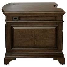 Hartshill 72-inch 7-drawer Executive Desk – Burnished Oak