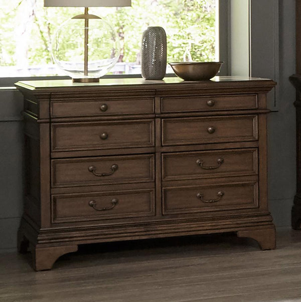 Hartshill 5-drawer Home Office File Cabinet – Burnished Oak