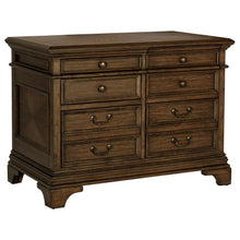 Hartshill 5-drawer Home Office File Cabinet – Burnished Oak