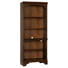 Hartshill 78-inch 4-shelf Bookcase – Burnished Oak