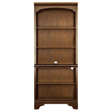 Hartshill 78-inch 4-shelf Bookcase – Burnished Oak
